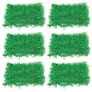 Beistle S55640AZ6 Weefsel Gras Matten 6 Stuk, Papier, Groen
