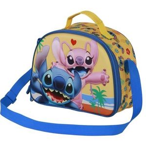 Disney Unisex Kids 3D Lunch Bag, Blauw Lilo en Stitch, Blauwe Lilo en Stitch