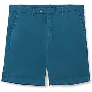 Hackett London Ultra Lw Shorts voor heren, Blauwgroen, 32W