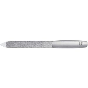 ZWILLING Twinox Mat Roestvrij Staal Saffier Nagelvijl, 130 mm Lengte, Zilver