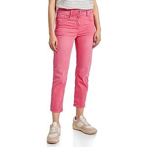 Cecil 7/8 jeansbroek voor dames, strawberry red, 29W x 26L