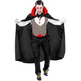 Widmann - Kostuum vampier, vest, cape, accessoires, Halloween, carnaval, themafeest
