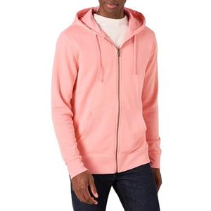 Amazon Essentials Heren lange mouwen French Terry Full-Zip Hoodie (verkrijgbaar in Big & Tall), perzik, Medium