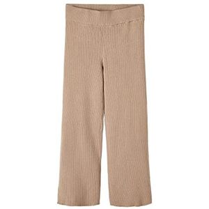 NAME IT NKFNIKOSTA Knit Wide Pant broek voor meisjes, affogat, 122