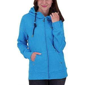 Deproc Active Dames hoodie sweatshirt sweatjack lange mouwen #Ankerglutwelle capuchontrui, blauw, 36
