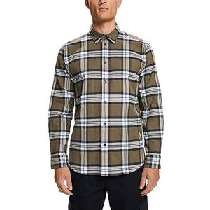 ESPRIT heren overhemd, 350/kaki green., XXL