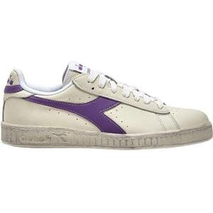 Diadora Women Game L Low Waxed White Violet Berry