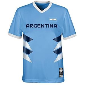 FIFA Officieel voetbalteamshirt 2023 voor dames, Argentinië T-shirt, blauw, L uniseks, Blauw, L