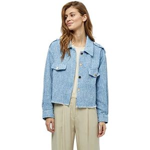 Peppercorn Minessa Shirt Jacket | Blauwe jassen voor dames UK | Lentejas Dames | Maat XL
