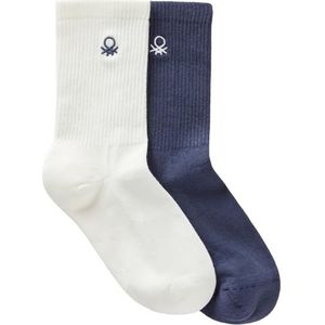 United Colors of Benetton sokken 2 paar, Wit, 8 anni