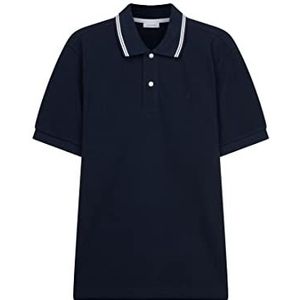 Seidensticker Zakelijk overhemd voor heren, regular fit, strijkvrij, kentkraag, lange mouwen, 100% katoen, Donkerblauw, S