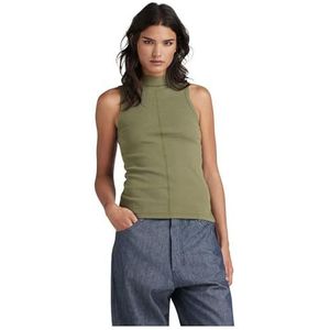 G-STAR RAW Open Back Mock slimsl, groen (Dk Shamrock D24502-d595-7159), XXS