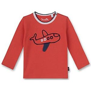 Sanetta Baby-jongens 115510 T-shirt, oranje vlam, 68