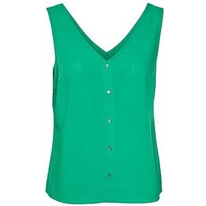 VERO MODA Dames Vmmymilo Sl V-hals shirt WVN Ga Top, bright green, S
