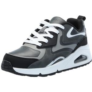 Skechers Jongens Uno Gen1 kleur Surge, Grijs/Zwart, 5.5 Big Kid