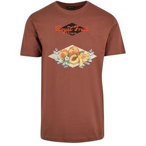 Mister Tee Heren T-shirt Royal Fruits Tee, print T-shirt voor mannen, grafisch T-shirt, streetwear, bark, M