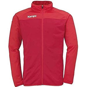 Kempa Prime Poly Jacket Handbaljas voor heren, rood chili/rood, S