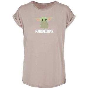 Recovered Star Wars The Child Mandalorian Pale Pink Boyfriend T-shirt van, meerkleurig, XXL