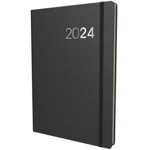 Collins Legacy 2024 Dagboek A5 Week-to-View Agenda, Business Planner en Organisator, Januari tot December 2024 Dagboek - Wekelijks - Zwart - CL53.99-24