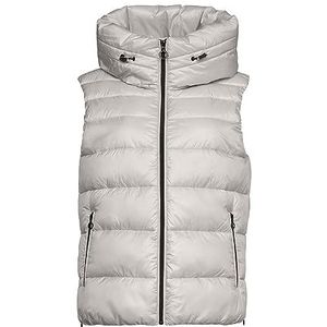 ESPRIT Gerecycleerd: gewatteerd vest, 296/crème beige 2, S