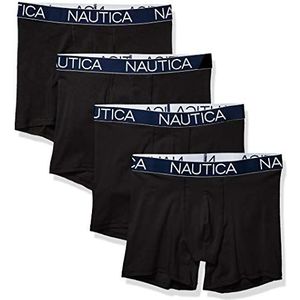 Nautica Men's Cotton Stretch 4 Pack Boxer Brief