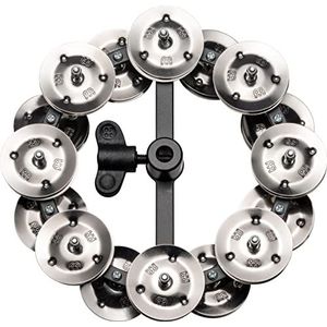 Meinl HTHH2BK Hi Hat Tamboerijn met Dubbele Rij - Zwart