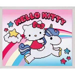 Diamond Painting Kit Hello Kitty met eenhoorn