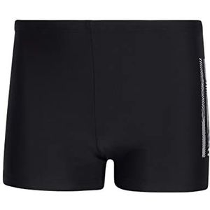 adidas HA0320 MID 3S Boxer Zwempak Heren Zwart/Wit XS