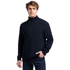 Lee - Heavy Turtle Neck Sweater - Rivet Navy - Heren