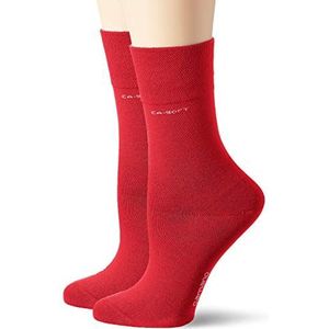Camano Dames 3642 Sokken, rood (True Red 0041), 39-42 EU