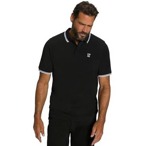 JP 1880 - Poloshirt - Zwart - Piqué-fit - Halve Mouw - Grote Maten L-8XL