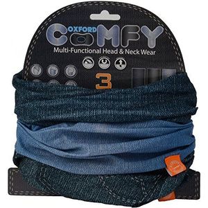 Oxford Comfortabele, 3 stuks halswarmers, zwart (grijs, zwart, effect denim)