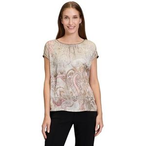 Cartoon T-shirt voor dames, beige-rosé, 36