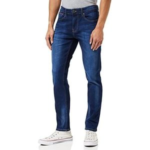 Tommy Jeans Austin Slim Tapered Asdbs Jeans voor heren, Aspen Donker Blauw Stretch, 28W / 36L