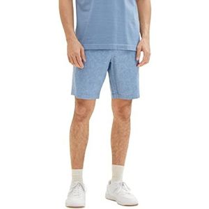 TOM TAILOR Uomini bermuda shorts 1035044, 26507 - Helsinki Night Blue Chambray, 31