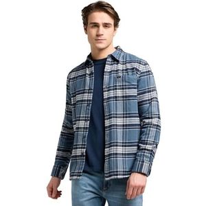 MERCANTILE Shirt, Vintage Blue Plaid, L