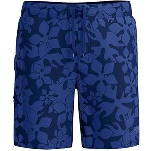 Speedo Heren Print Boardshort 18"" Watershort, Peacoat, 30