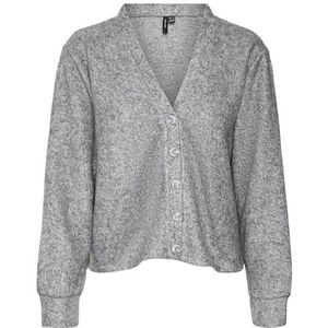 VERO MODA VMBLIS LS Cardigan JRS Boo, lichtgrijs gem, L