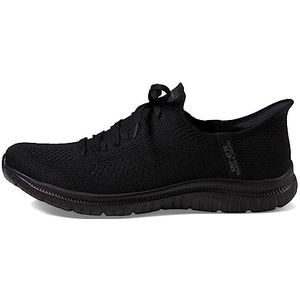 Skechers Dames deugd goddelijkheid, zwart gebreid, 3 UK, Zwart gebreid, 36 EU