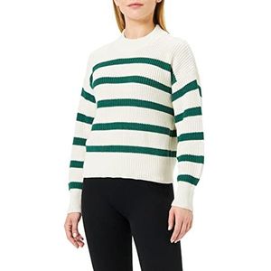 Part Two RetaPW PU pullover, Evergreen Stripe, Large Vrouwen