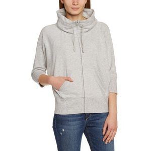 ESPRIT SPORTS Dames sweatshirt 054ES1J004 lichte vleermuismouwen, grijs (Metal Grey Melange 067), S