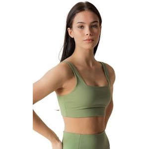 Girlfriend Collective Tommy Sports Bra, Women’s Sports Bra Cropped, Square Neck, Without padding and underwire, Perfect for Boxing, Running, Training, Sizes XXS-6XL