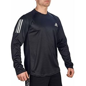 adidas BOXWEAR Tech-Long Sleeve Shirt Sweatshirt, Blackwhite, M Unisex, Blackwhite, M