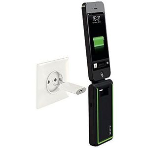 Leitz 63630095 oplader 3 in 1 voor iPhone 5/5S/5C, Apple gecertificeerd, compleet, zwart