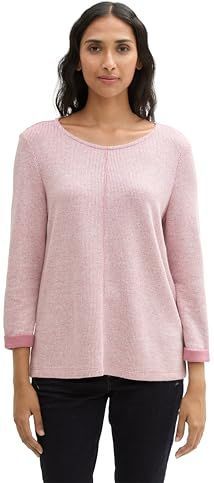 TOM TAILOR - 35895 - Sweatshirt - Roze - Dames
