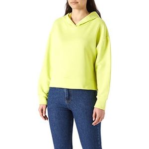 Koton Sweatshirt met lange mouwen voor dames, Neon Geel (Ns3), S