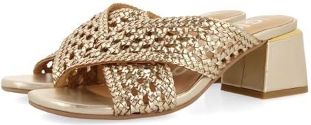 GIOSEPPO Clarcona - Sandalen - Platina - Gevlochten Leer - Gevoerde Binnenzool