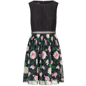 APART Fashion cocktailjurk, Nachtblauw-multicolor, 34