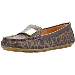 Calvin Klein dames Lisa Loafer Flat, Bruin, 6.5