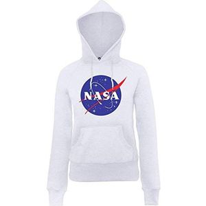 Brands In Limited - NASA Classic Insignia Logo Hoodie - Wit